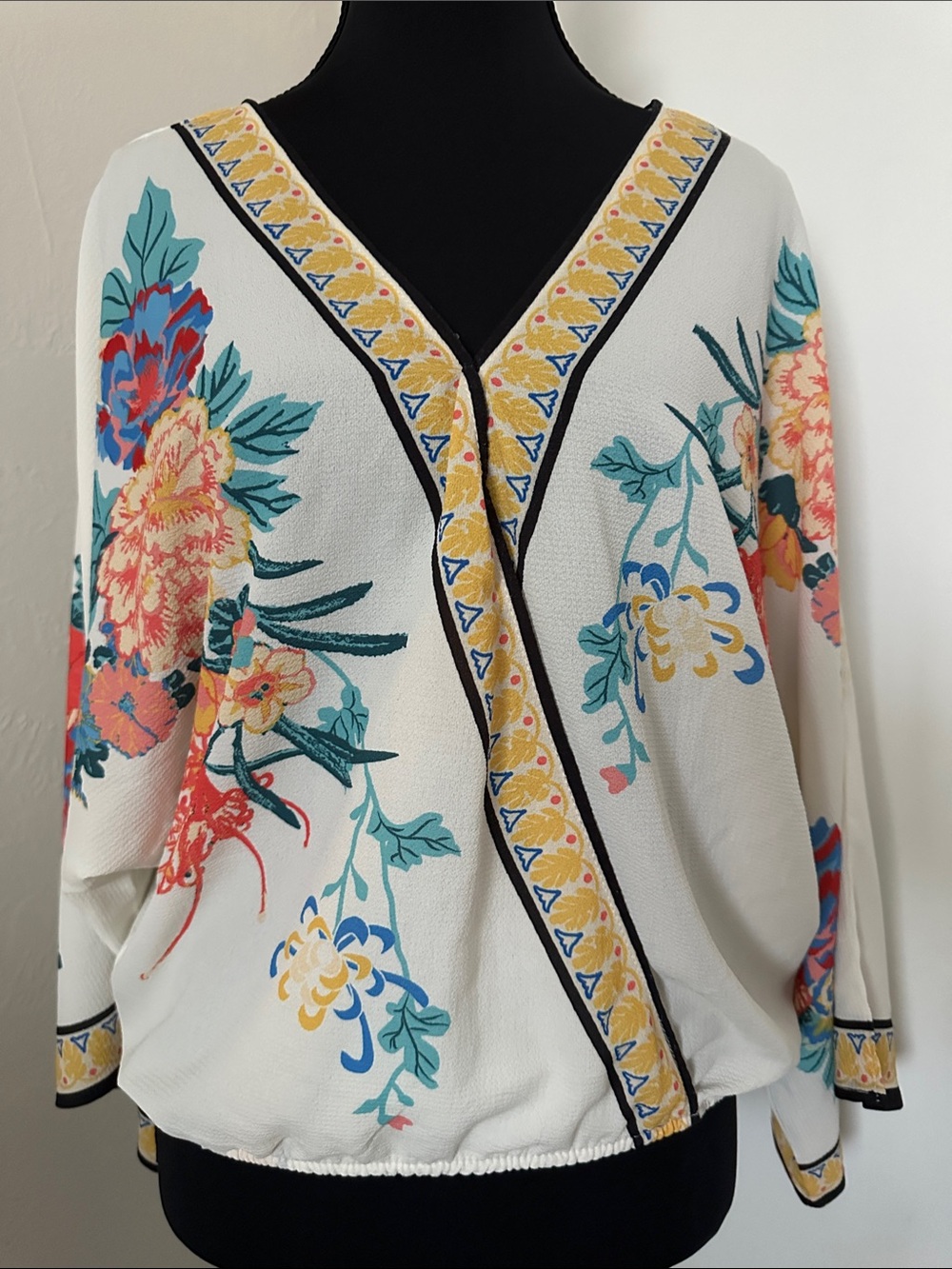 Flying Tomato Floral Kimono  Blouse
